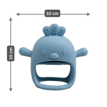 LiLLBUD Long-Hold Handle Teether Blue