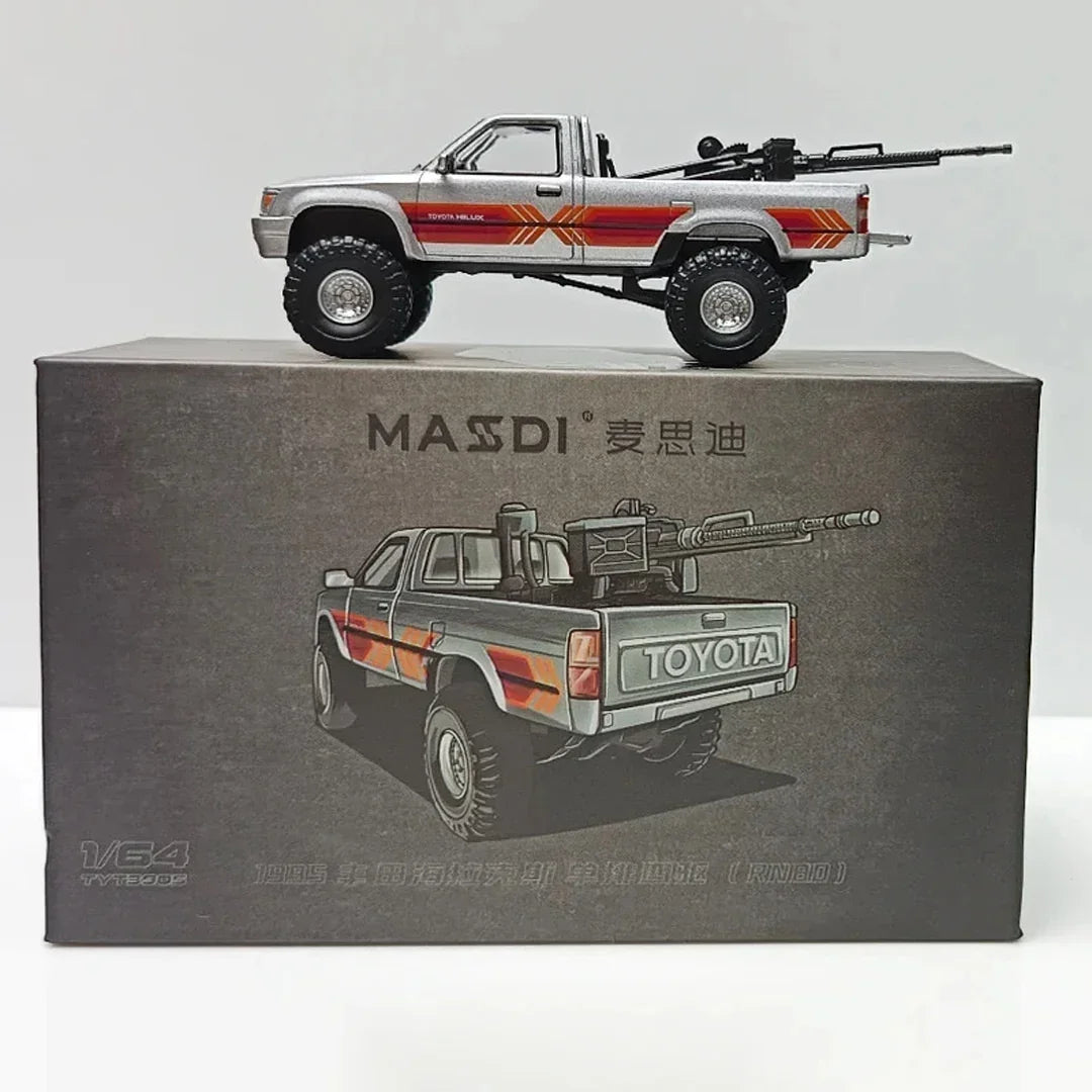 MASSDI Toyota Hilux Off-Road Pickup Diecast Model 1:64 Scale – Premium Rugged Truck Collectible Replica