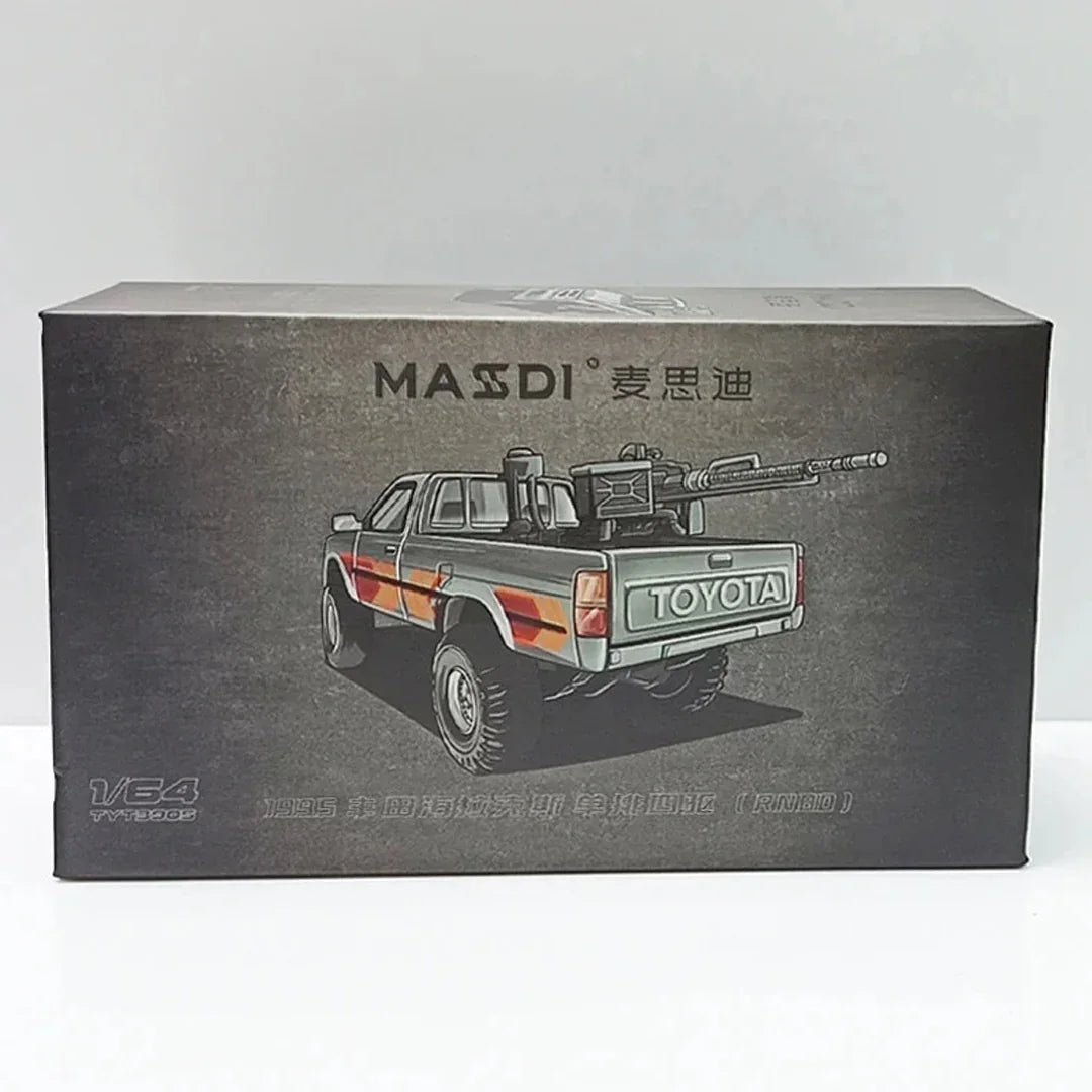 MASSDI Toyota Hilux Off-Road Pickup Diecast Model 1:64 Scale – Premium Rugged Truck Collectible Replica