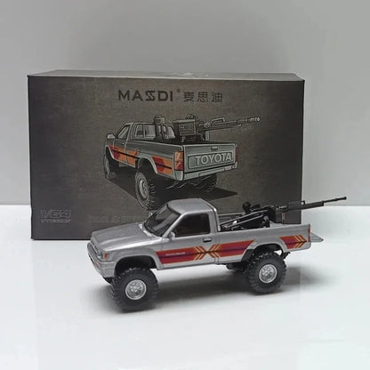 MASSDI Toyota Hilux Off-Road Pickup Diecast Model 1:64 Scale – Premium Rugged Truck Collectible Replica