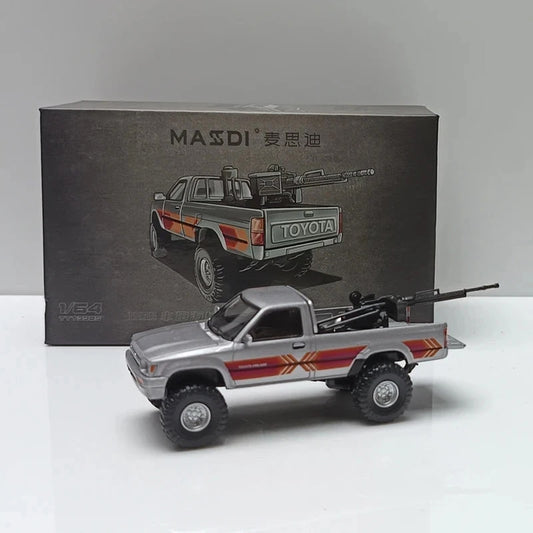 MASSDI Toyota Hilux Off-Road Pickup Diecast Model 1:64 Scale – Premium Rugged Truck Collectible Replica