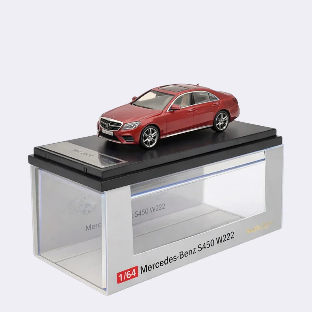 Master 1:64 Mercedes-Benz S450 W222 Diecast Model Car – Red