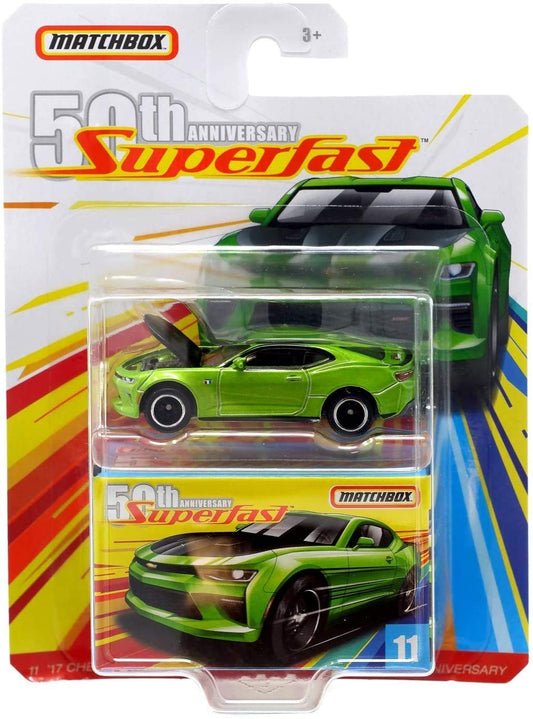 Matchbox 50th Anniversary SuperFast '17 Chevy Camaro  (Hard to find)