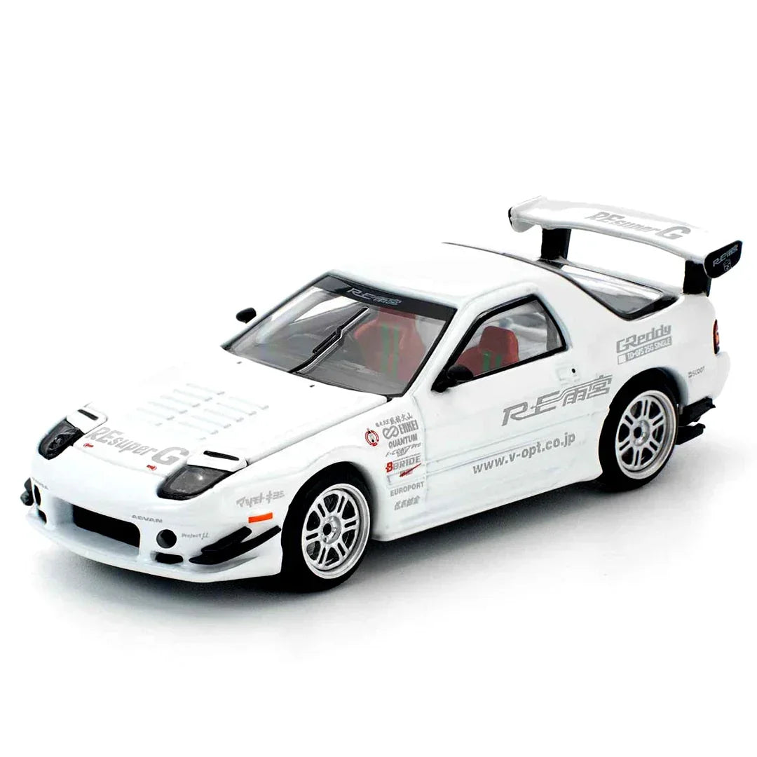 POP RACE PR64-260 Mazda RX-7 FC3S RE-Amemiya 1:64 Scale Diecast Model Car – Racing Edition