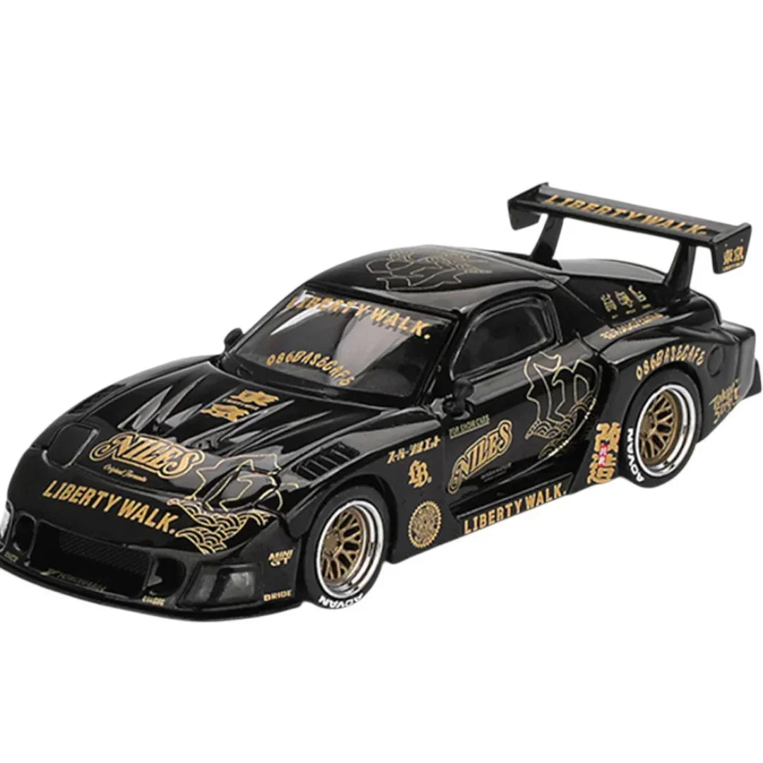 【新品未開封】LIBERTY WALK ゴールドミニカーセット rx-7 新品未開封 リバティウォーク 京都限定版 RX7 ゴールド INNO64 MAZDA