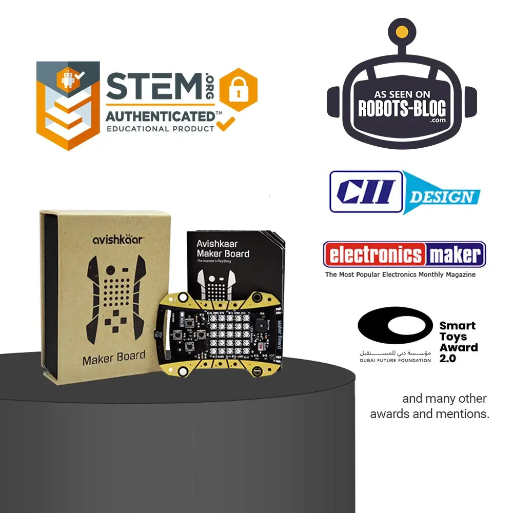 Avishkaar Maker Board | DIY STEM Electronics & Coding Kit for Ages 10+