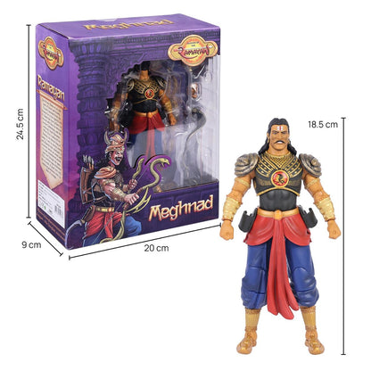 Legends of the Ramayan 1:12 Scale Meghnad (Indrajit) Collector Action Figure with Serpent Bow, Twin Crescent Blades, Quiver & Interchangeable Hands