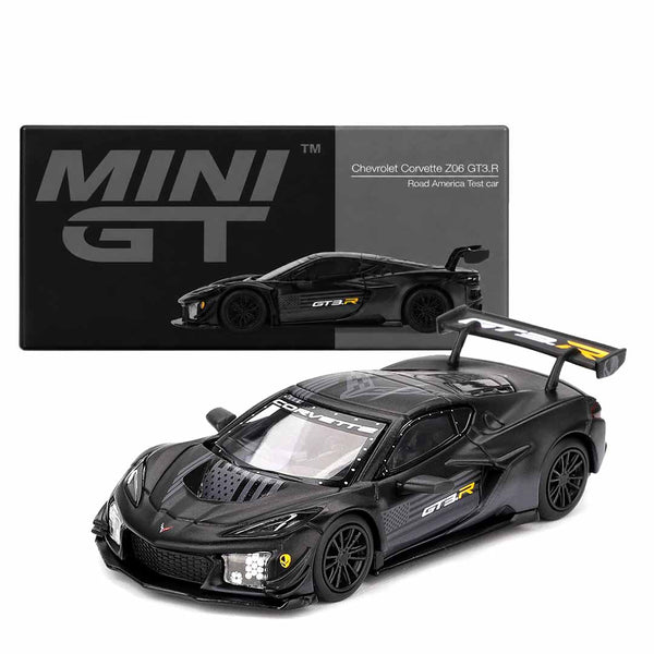 MINI GT 1:64 Chevrolet Corvette Z06 GT3.R Road America Test Car Die-Cast Model Car