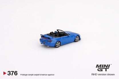 Mini GT 1:64 Racing Duo – Honda S2000 (AP2) Type S Apex Blue & Blister- Mercedes-Benz 190E 2.5-16 Evolution II Astral Silver Diecast Models