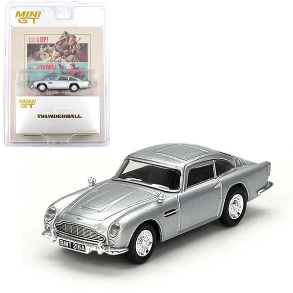 Mini GT 1/64 Aston Martin DB5 Thunderball 007 Series English Blister Packaging - Jaiman Toys