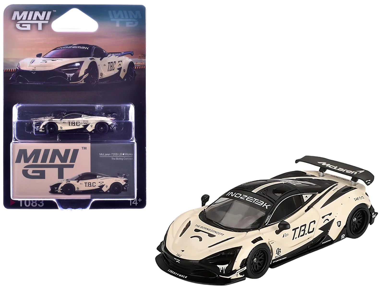 Mini GT 1:64 (Blister)- McLaren 720S LB-Works “The Boring Concept