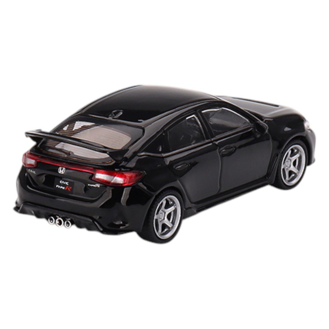 Mini GT Honda Civic TYPE R 2 - Crystal Black Pearl (2023 W)/ Advan GT Wheel Die-Cast Model Car Age 14+