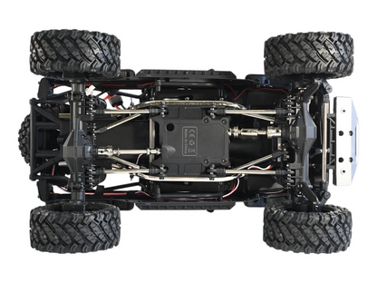 MJX Hyper Go H12Y Brushless 1:12 4WD RC Crawler Truck | LED Lights | 2.4GHz RTR Off-Road Vehicle (Grey)