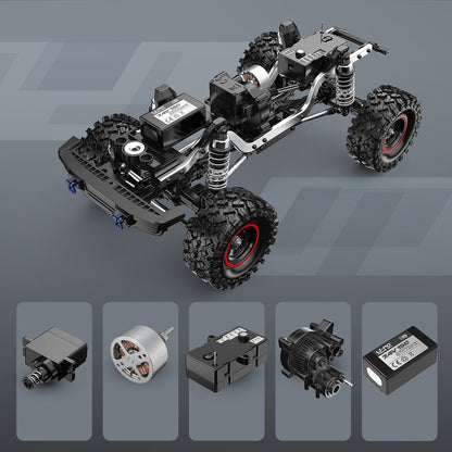 MJX R/C Hyper Go H18P Ford Bronco R 1:18 Scale Super Motor Brushless RC Off-Road Truck | High Performance 4WD Remote Control Rock Crawler Racing Car with Rugged Off-Road Tyres | Ford Bronco R Licensed RC Model for Adults & Hobby Enthusiasts