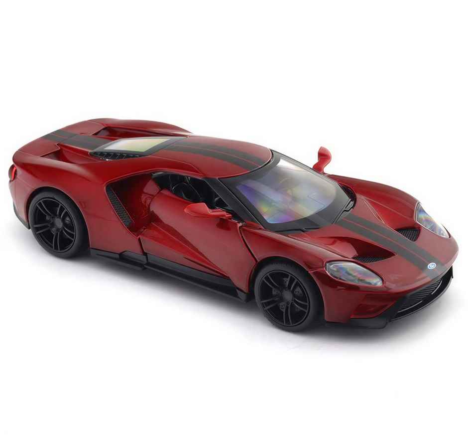 MSZ 1:24 Ford GT 2017 Red Die-Cast Model Car with Openable Doors