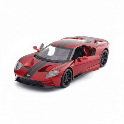 MSZ 1:24 Ford GT 2017 Red Die-Cast Model Car with Openable Doors
