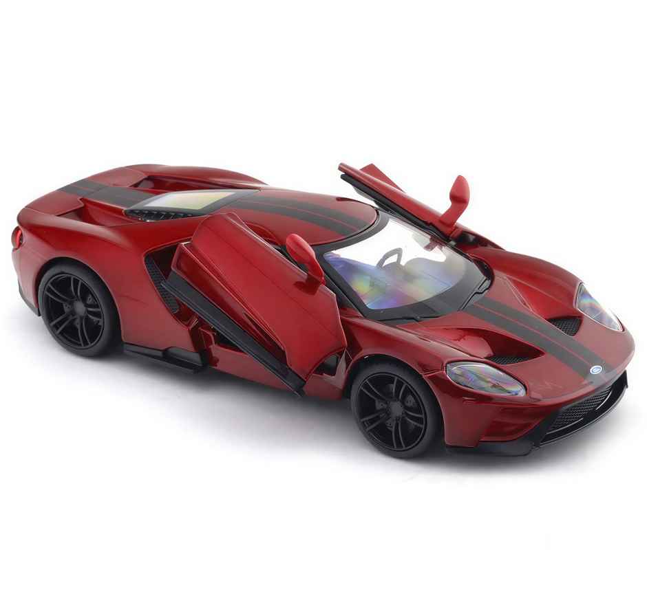 MSZ 1:24 Ford GT 2017 Red Die-Cast Model Car with Openable Doors