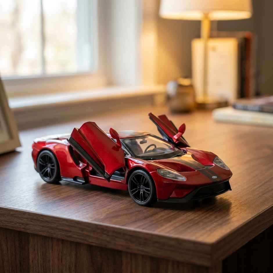 MSZ 1:24 Ford GT 2017 Red Die-Cast Model Car with Openable Doors