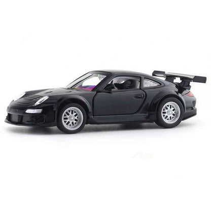 MSZ 1:32 Porsche 911 GT3 RSR Black Die-Cast Pull-Back Model Car