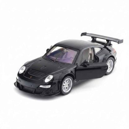 MSZ 1:32 Porsche 911 GT3 RSR Black Die-Cast Pull-Back Model Car