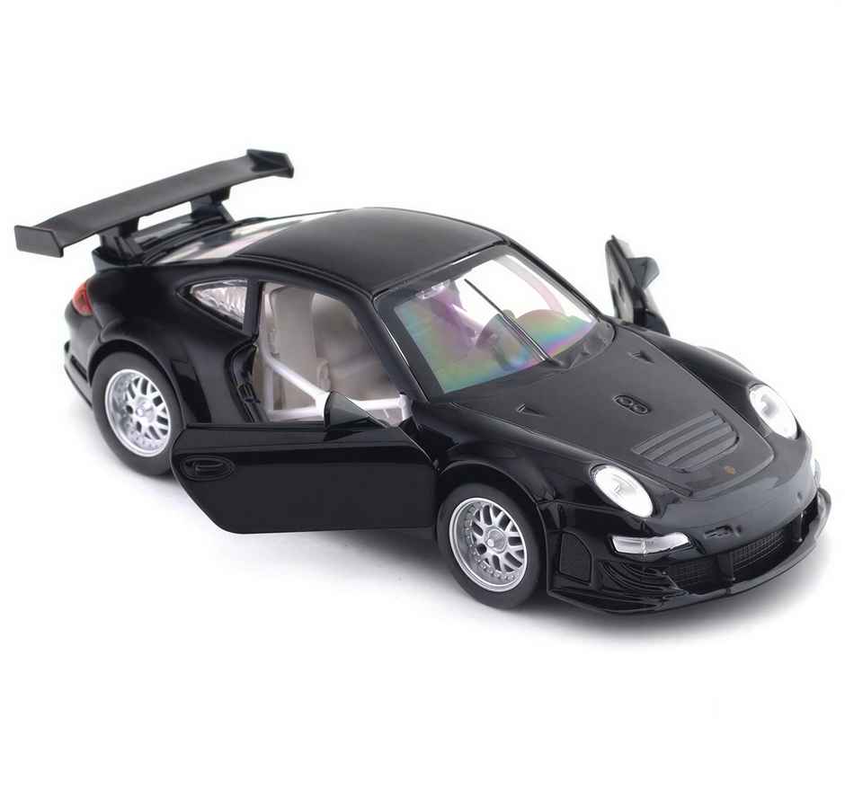 MSZ 1:32 Porsche 911 GT3 RSR Black Die-Cast Pull-Back Model Car