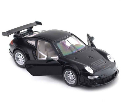 MSZ 1:32 Porsche 911 GT3 RSR Black Die-Cast Pull-Back Model Car