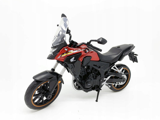 MSZ 1:12 Scale Honda CB400X Diecast Metal Motorcycle Model – Red & Black With Two Variants