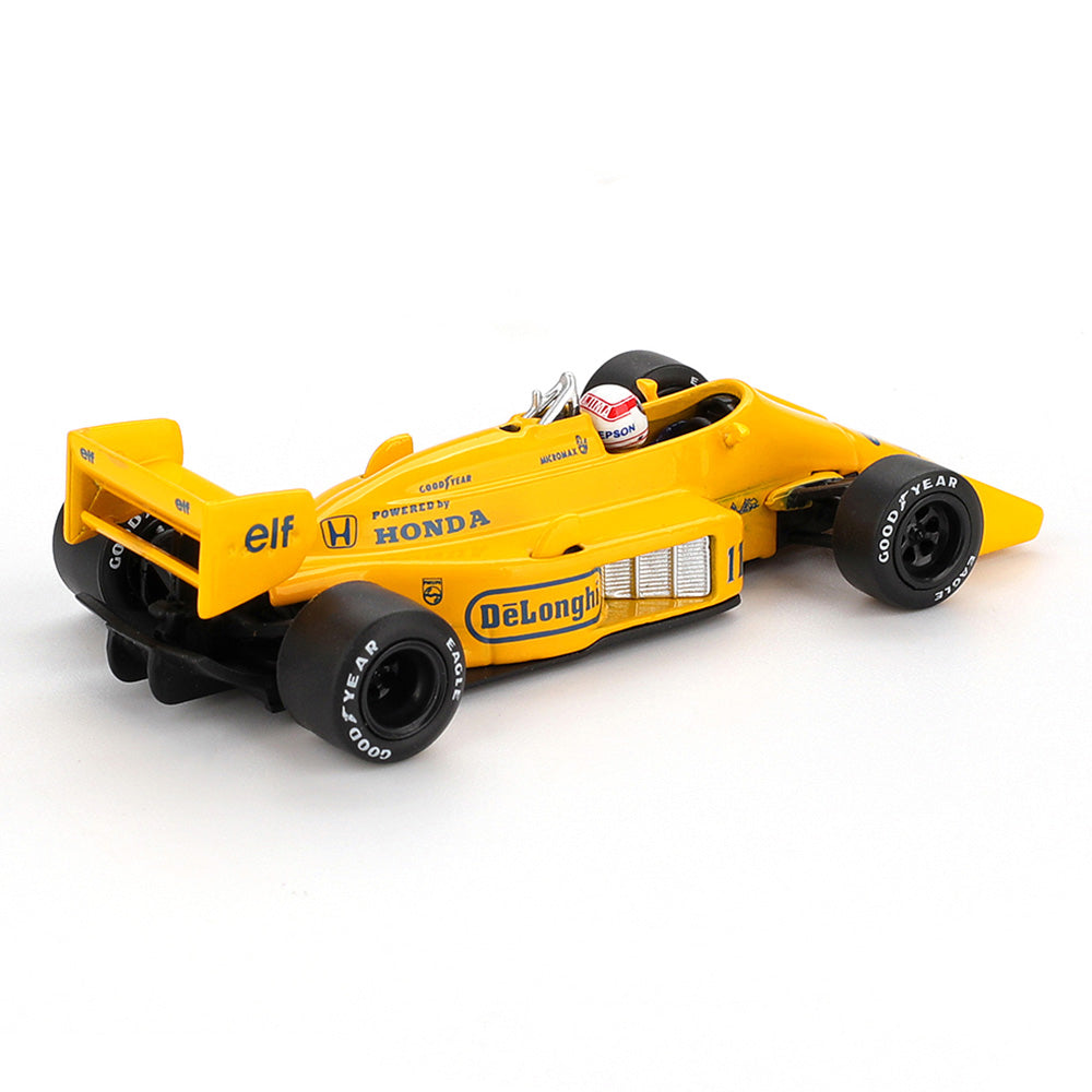 MINI GT 1:64 Lotus 99T #11 1987 Monaco Grand Prix | Satoru Nakajima | Collector Box | MGT01148 | BGX