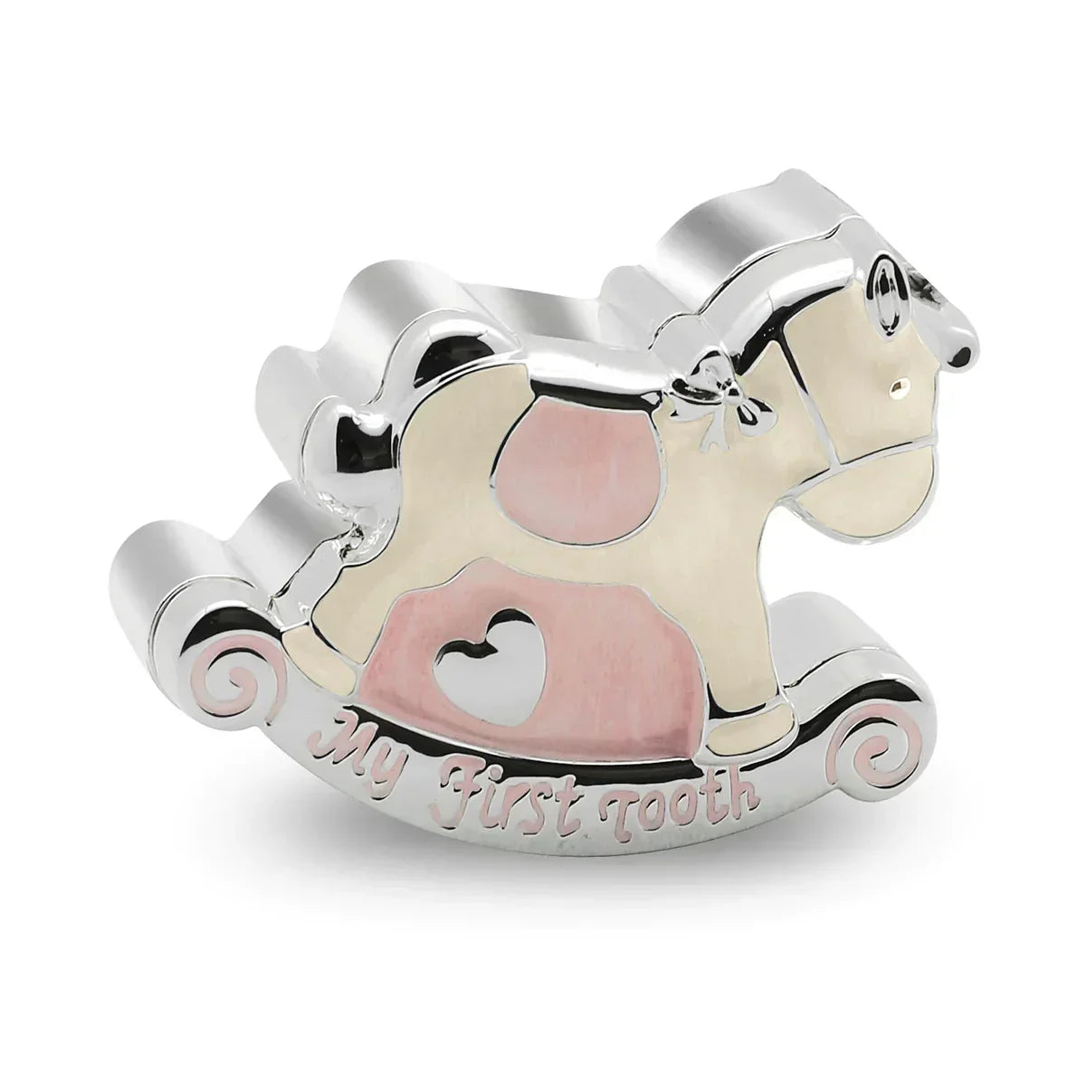 Momentz Rocking Horse Tooth &amp; Curl Box Pink - Jaiman Toys