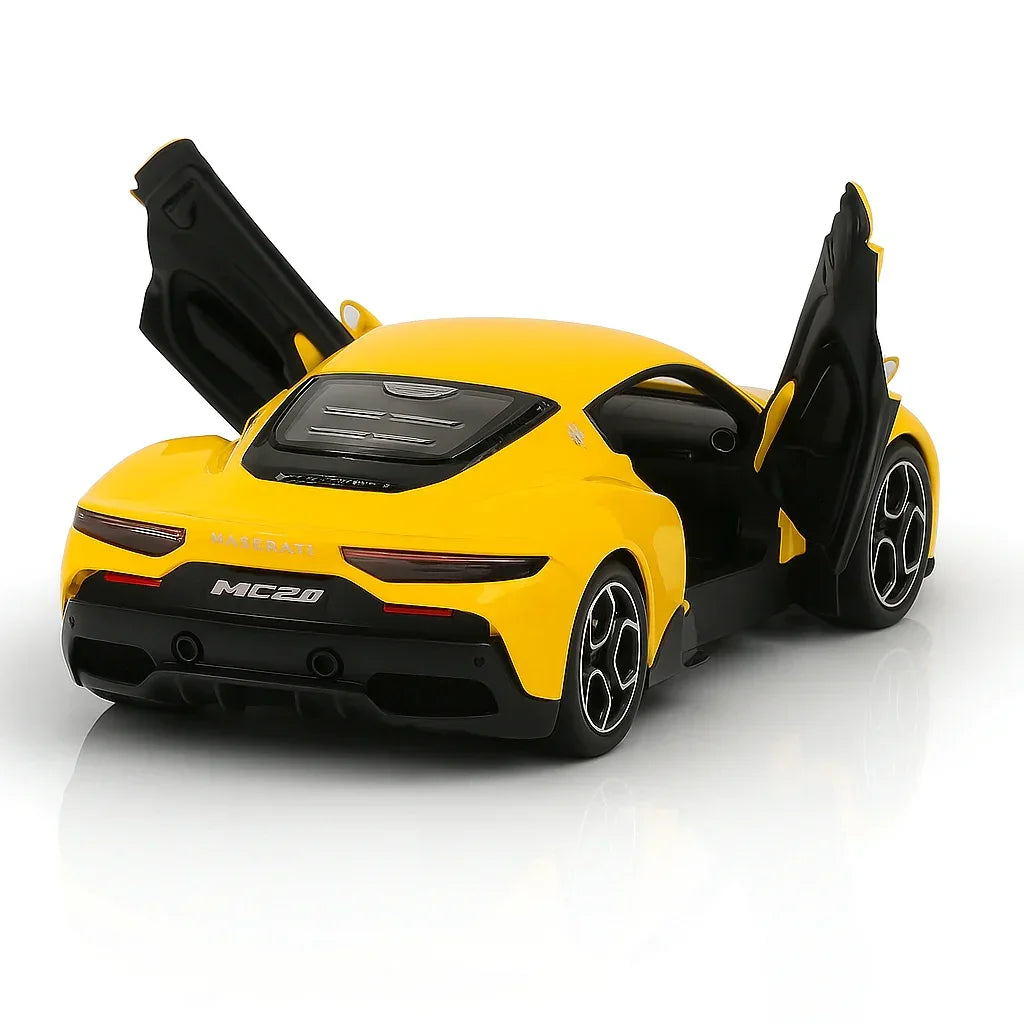 RMZ Hobby 1:32 Maserati MC20 Die-Cast Model Car – Yellow with