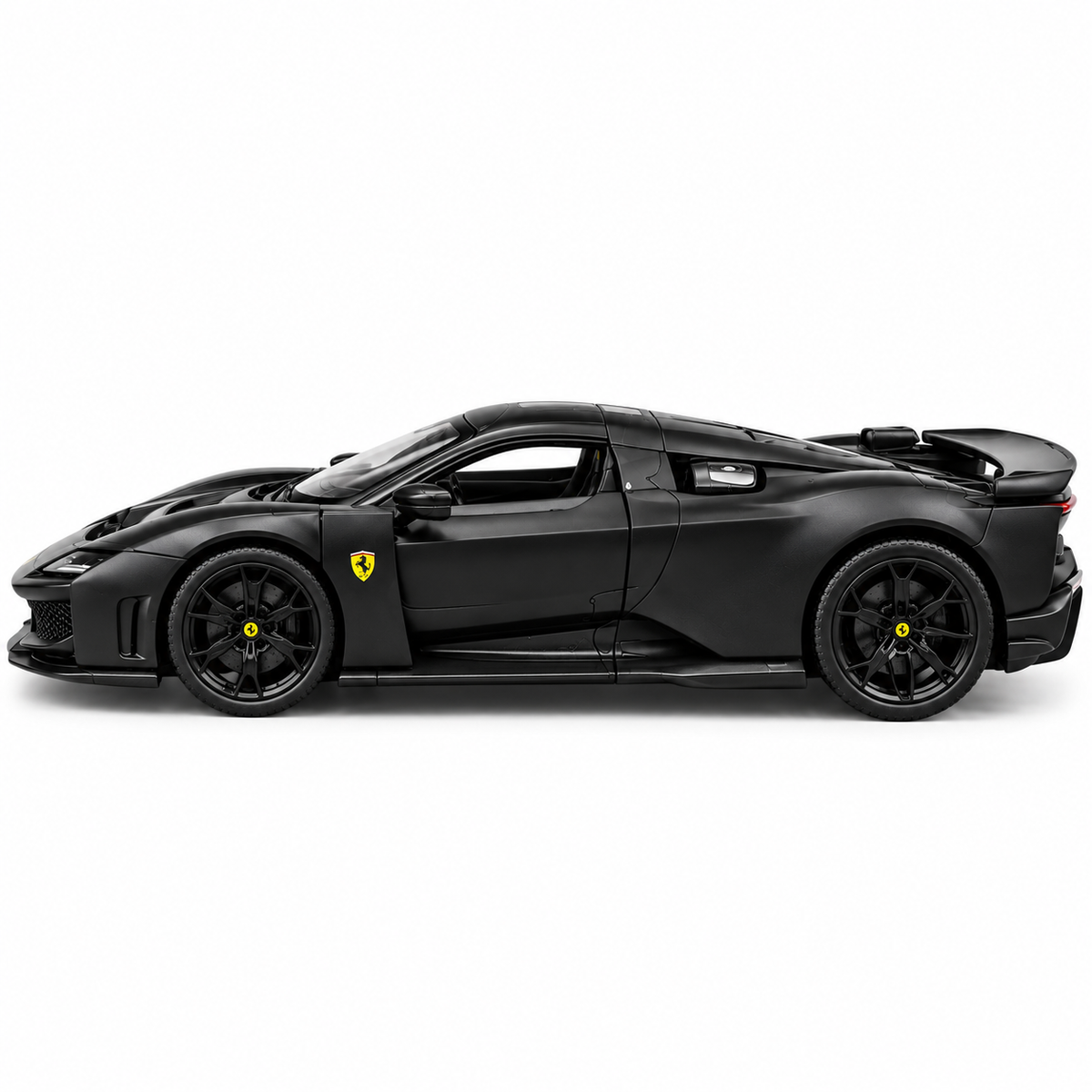 Bburago Ferrari F80 1:24 Scale Die-Cast Model Car Black – Premium Ferrari Hypercar Collectible Replica for Display, Car Enthusiasts & Die-Cast Collectors