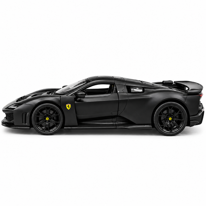 Bburago Ferrari F80 1:24 Scale Die-Cast Model Car Black – Premium Ferrari Hypercar Collectible Replica for Display, Car Enthusiasts & Die-Cast Collectors