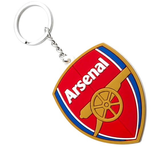 Arsenal F.C. Logo Rubber Keychain – Football Club Keyring for Fans