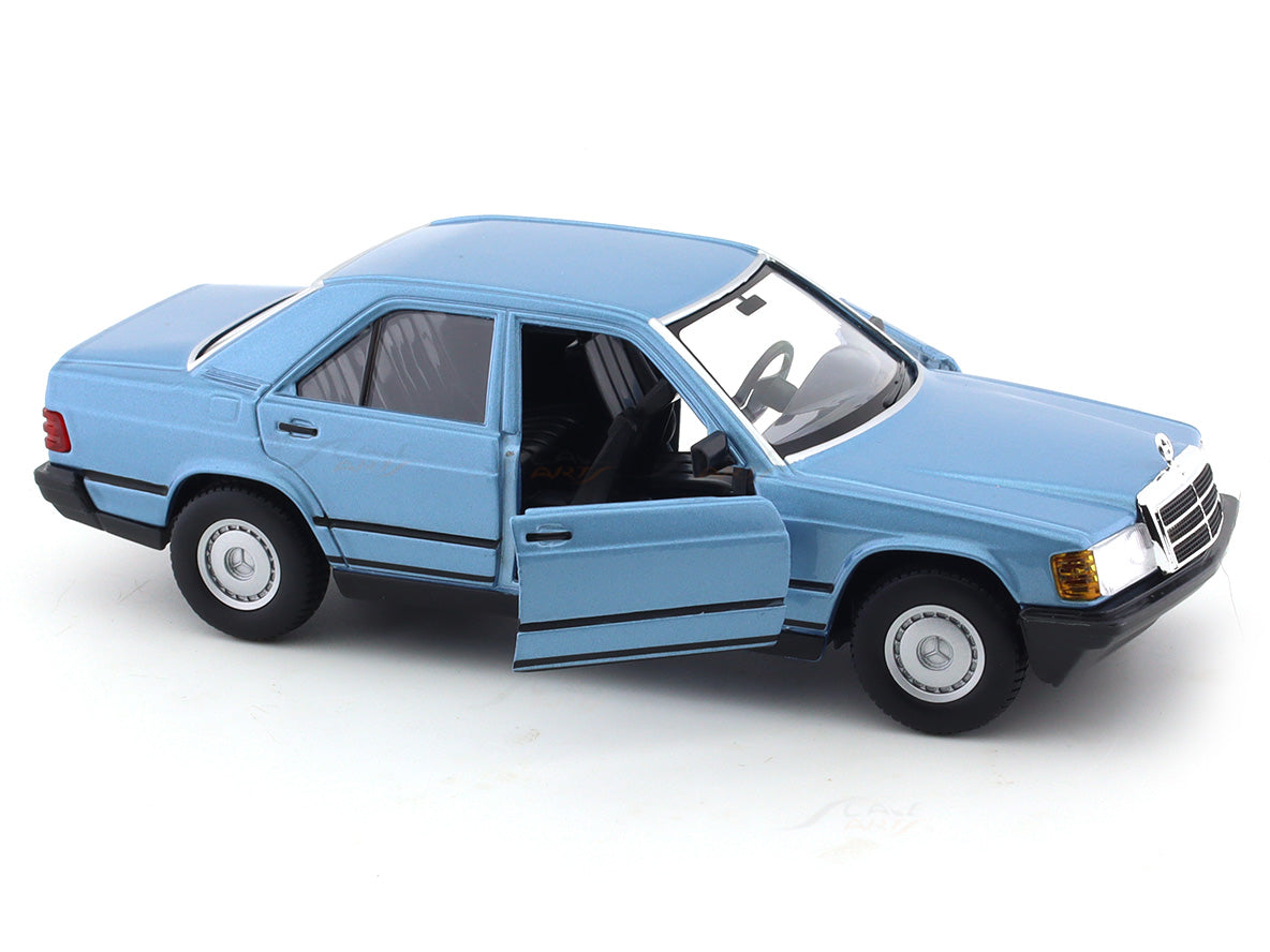 Bburago 1:24 Mercedes-Benz 190E 2.6 Diecast Model Car – Classic Mercedes Collectible with Window Display Box