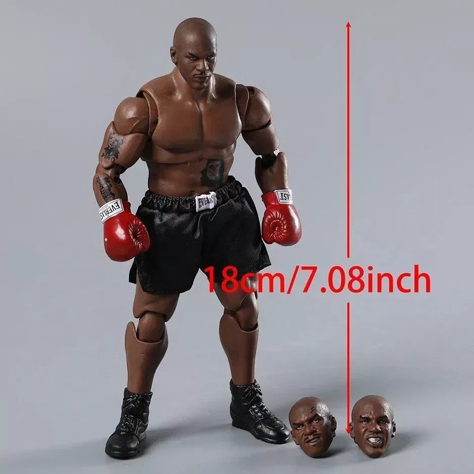 Mike Tyson with Tattoo Final Round 18 cm PVC Action Figure- Storm Collectibles Age 17+