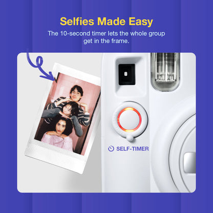 Fujifilm Instax Mini 13 Instant Camera – Auto Exposure | Selfie Timer | Compact Instant Film Camera- 5 Colors