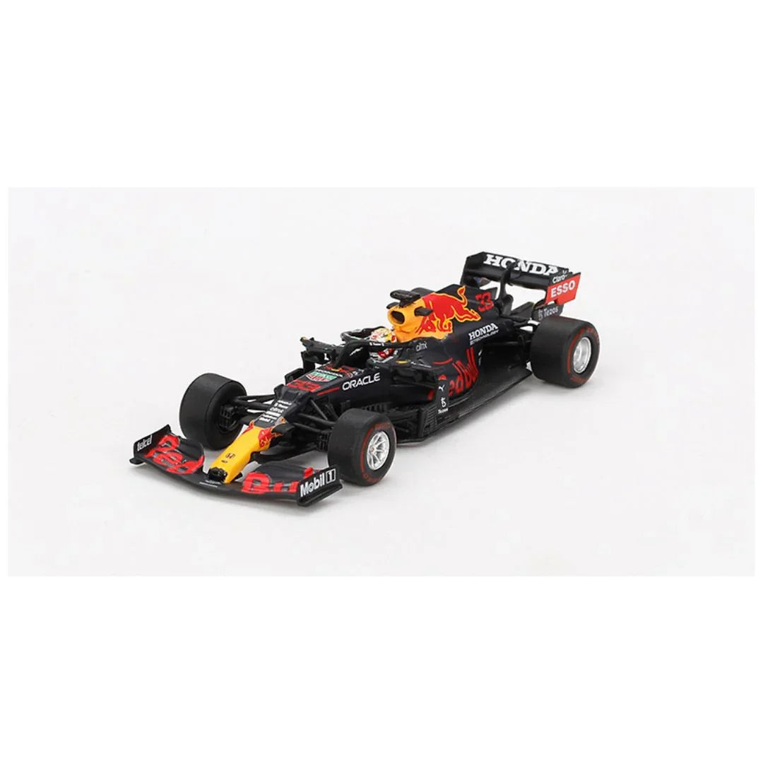 Mini GT 835: Red Bull RB16B #33 Max Verstappen 2021 Abu Dhabi Grand Prix Winner 1:64 Scale - Jaiman Toys