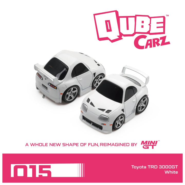 MINI GT 1:64 (Blister Pack) Qube Carz Toyota TRD 3000GT White