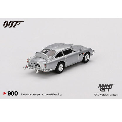 Mini GT 1:64 Aston Martin DB5 “Goldfinger” James Bond Edition | Classic Movie Diecast Car (Blister Pack)