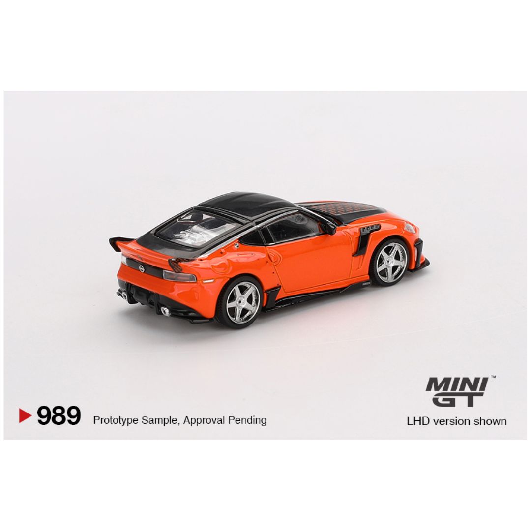 Mini GT 1:64 Blister Pack Racing Duo – Nissan Z VeilSide FFZ400 Orange + Subaru Impreza WRC99 Rally Collectibles