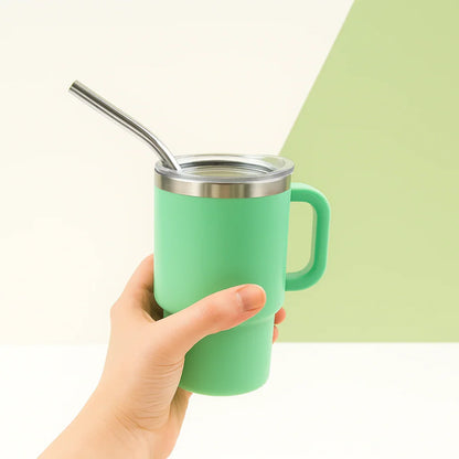 The Quencher H1.0 FlowState™ Miniature Tumbler | 90ml (3oz) Double Wall Stainless Steel With Handle & Straw