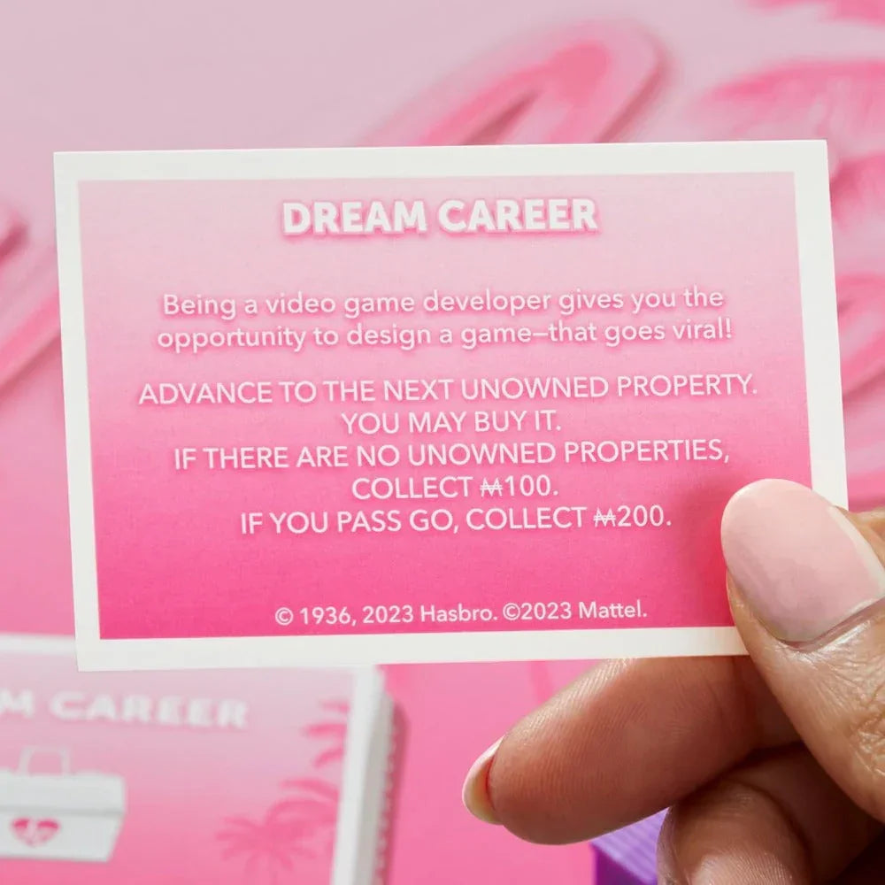 Monopoly: Barbie Edition Board Game - Jaiman Toys