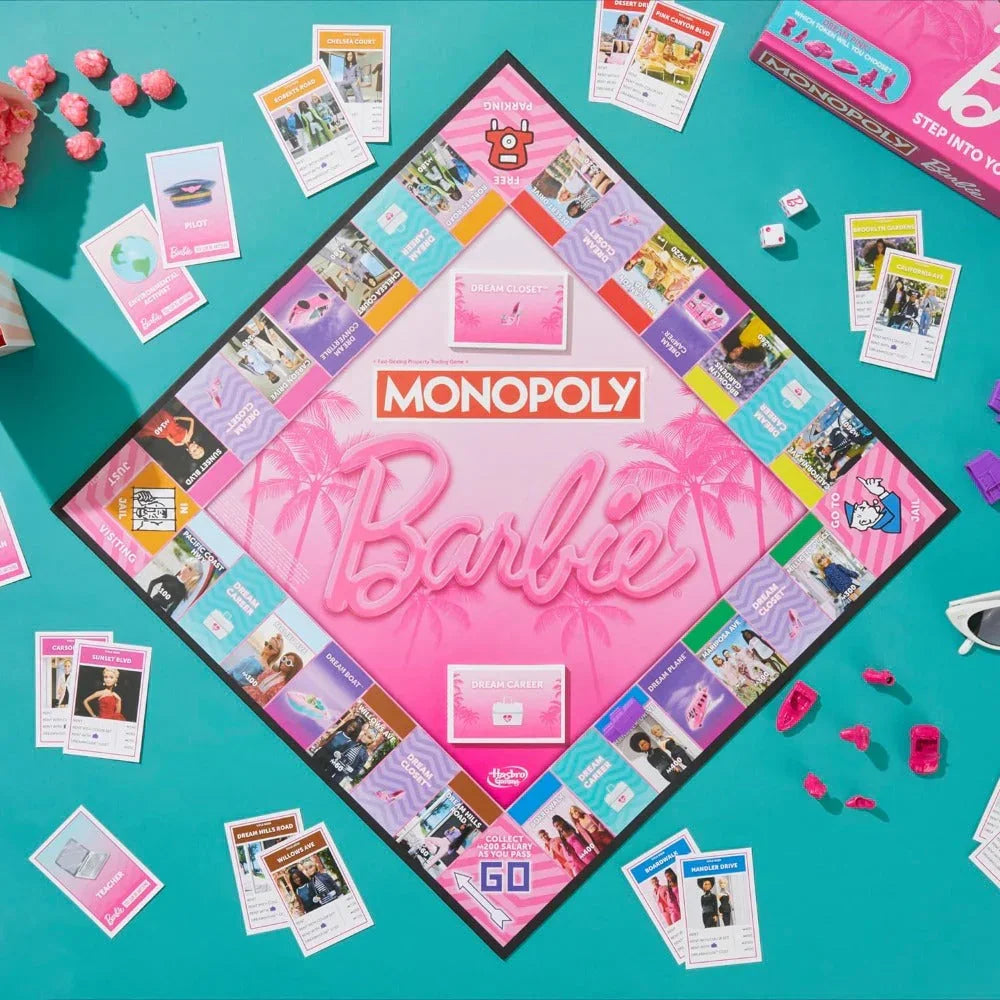 Monopoly: Barbie Edition Board Game - Jaiman Toys