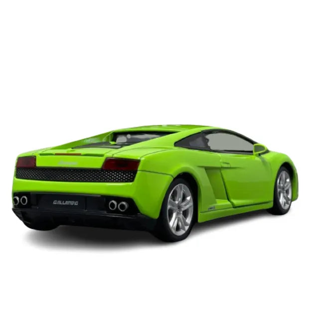 MSZ 1:24 Lamborghini Gallardo LP560-4 Green Die-Cast Model Car with Pull-Back Action & Openable Parts