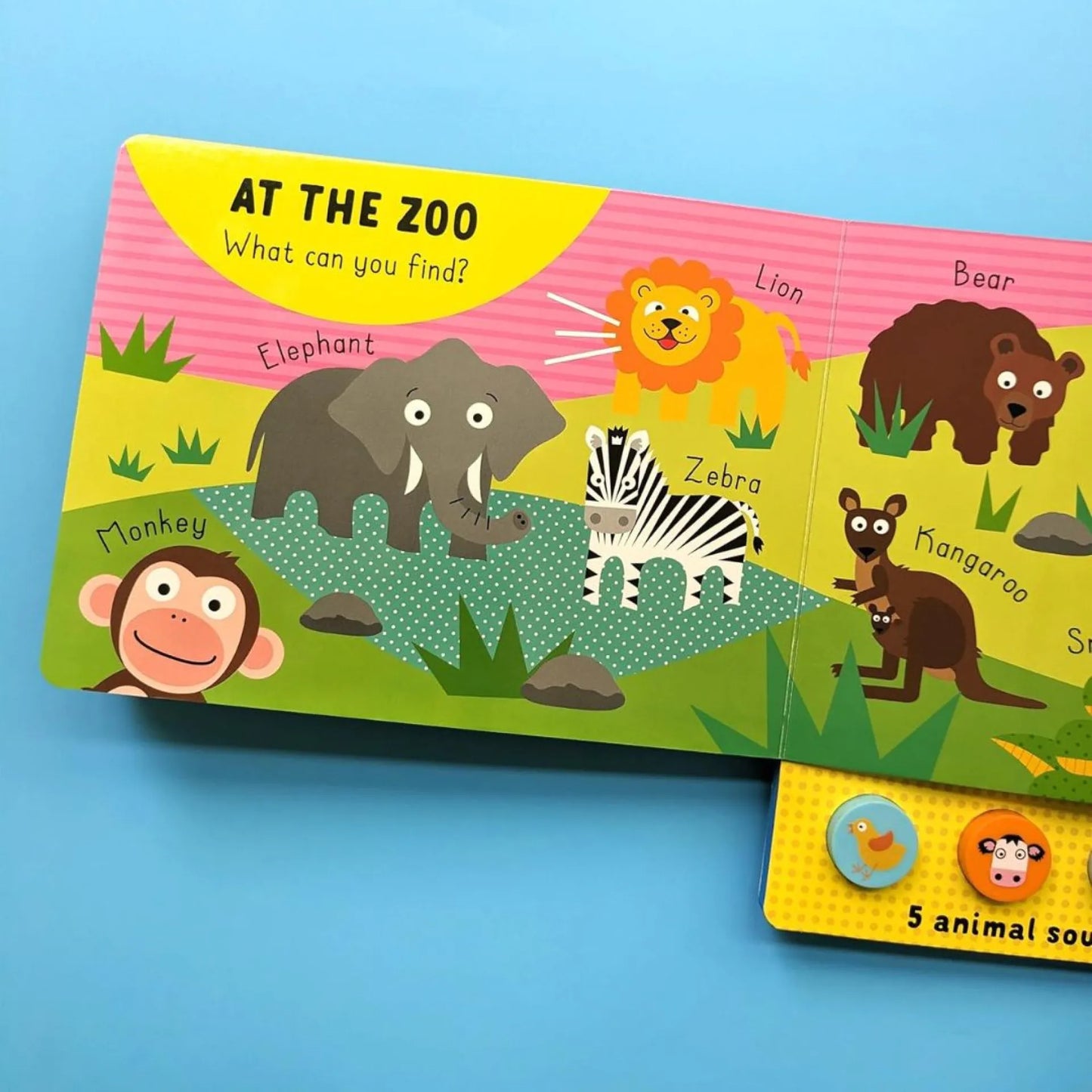 North Parade My First Animals Squishy Sound Book for Toddlers | Interactive Animal Sound Board Book for Kids