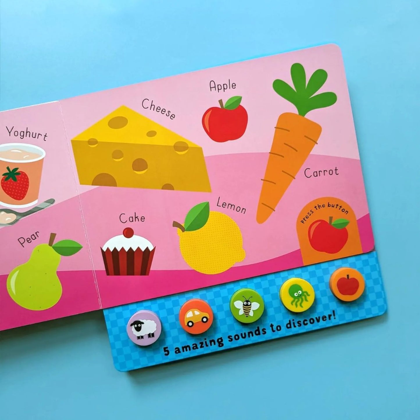 North Parade My First Words Squishy Sound Book for Toddlers | Interactive Early Learning Sound Board Book