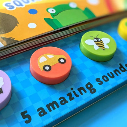 North Parade My First Words Squishy Sound Book for Toddlers | Interactive Early Learning Sound Board Book