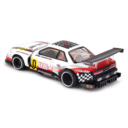 Kaido House x MINI GT 1:64 Nissan Silvia S13-R Circuit Spec V1 Diecast Model Car | Limited Edition KHMG251