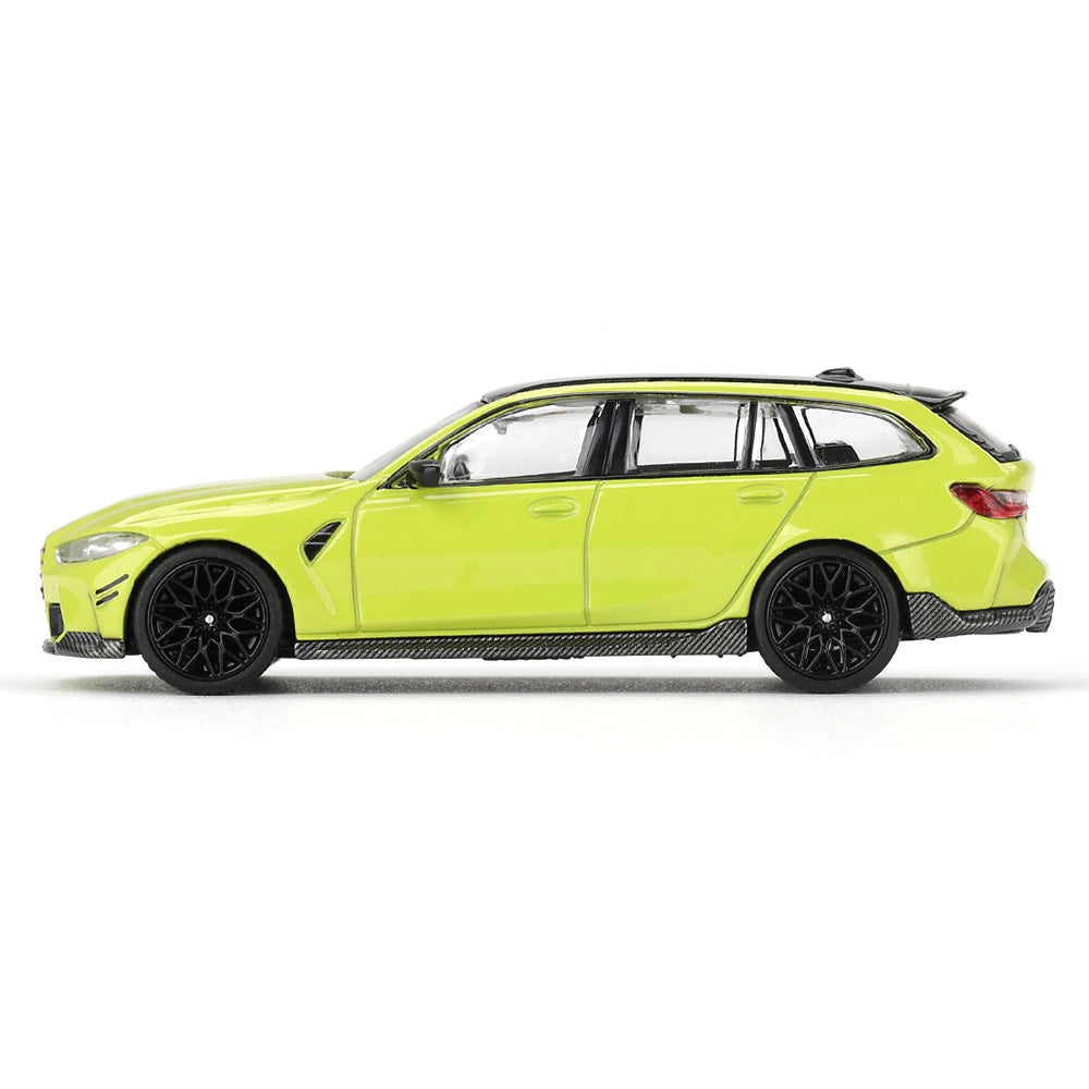 Mini GT 1:64 BMW M3 M Performance Touring Sao Paulo Yellow Die-Cast Model Car | Premium BMW Wagon Collectible