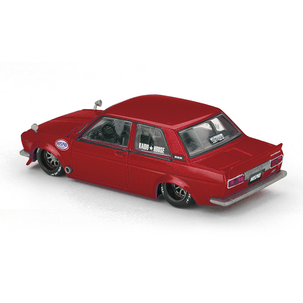 Kaido House x MINI GT 1:64 Nissan Datsun 510 Street NISMO V3 Red Diecast Model Car | Limited Edition KHMG229